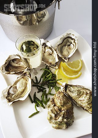 
                Champagne, Delicacy, Oysters                   