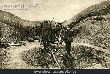 
                Erster Weltkrieg, Infanterie, Minenwerfer                   