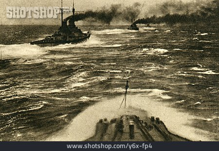 
                Erster Weltkrieg, Panzerkreuzer, Skagerrakschlacht                   