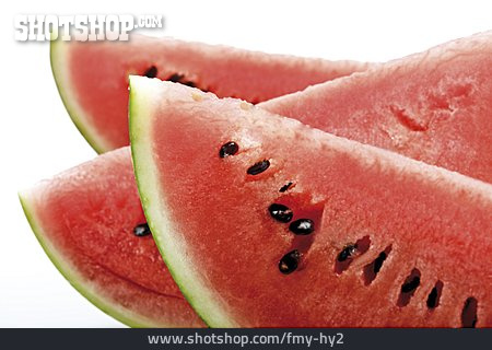 
                Fruchtfleisch, Wassermelone, Melonenspalte                   
