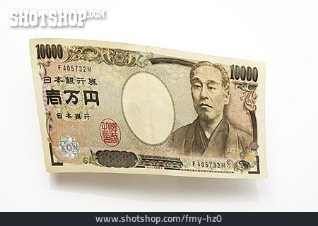 
                Geldschein, Japan, Yen                   