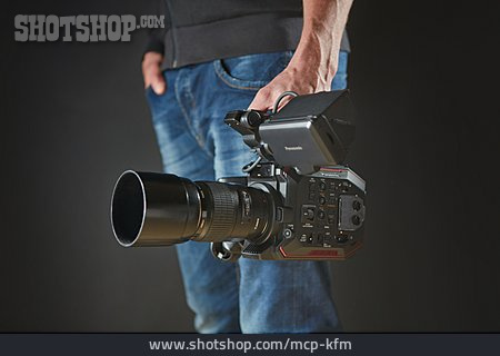 
                Kameramann, Filmkamera                   