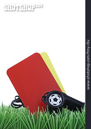 
                Fußball, Fußballspiel, Rote Karte, Gelbe Karte                   