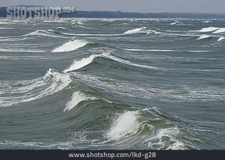 
                Wellen, Ostsee, Stürmisch                   