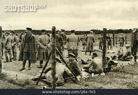 
                Erster Weltkrieg, Deutsche Soldaten, Kriegsgefangene                   