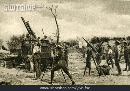 
                Geschütz, Erster Weltkrieg, Britische Soldaten                   