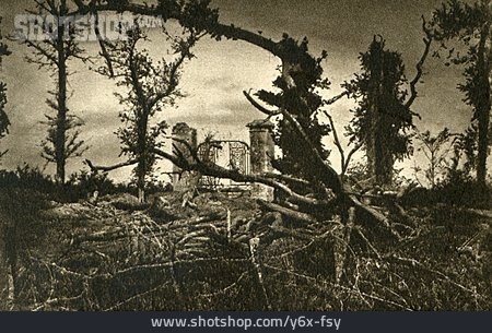 
                Erster Weltkrieg, Foucaucourt-en-santerre, Schlacht An Der Somme                   