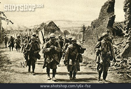 
                Französische Soldaten, Schlacht An Der Somme                   