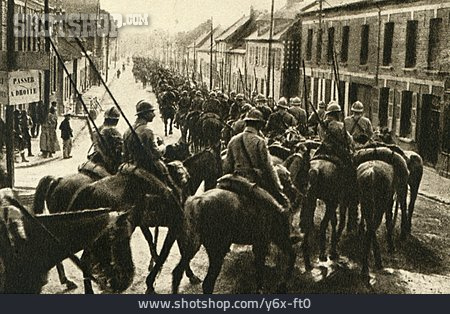 
                Kavallerie, Militärpferd, Schlacht An Der Somme                   