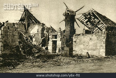 
                Mühle, Erster Weltkrieg, Pontavert                   