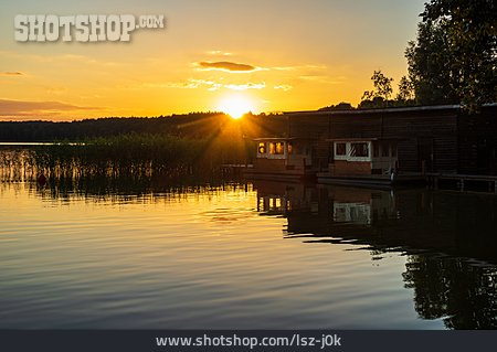 
                Sonnenuntergang, Kleiner Pälitzsee                   