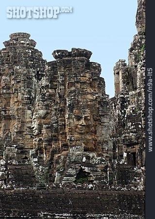 
                Steingesicht, Angkor Wat                   