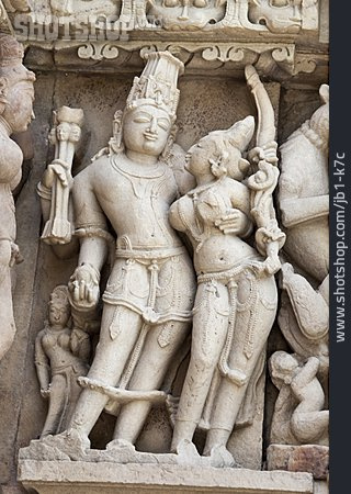 
                Skulptur, Kamasutra, Khajuraho                   