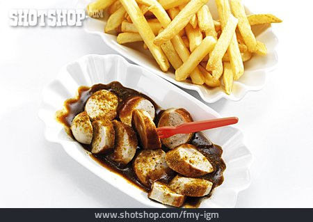 
                Pommes Frites, Currywurst                   