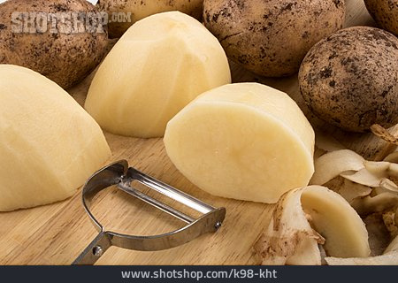
                Kartoffeln, Schälen, Kartoffelschäler                   