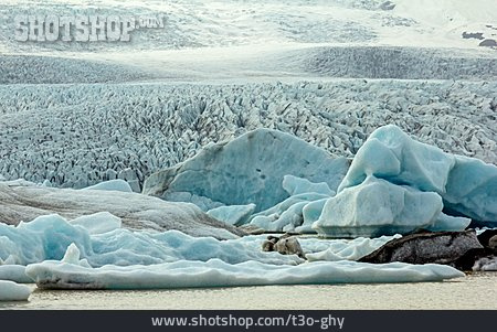 
                Eisberg, Gletscherlagune, Jökulsarlon                   