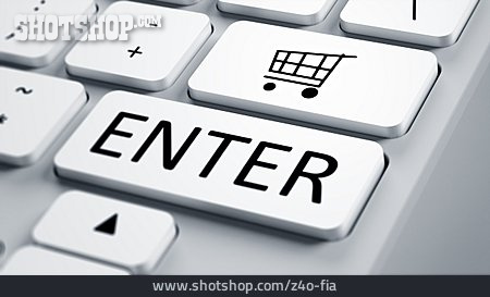 
                Computertaste, Enter, E-commerce, Onlineshopping                   