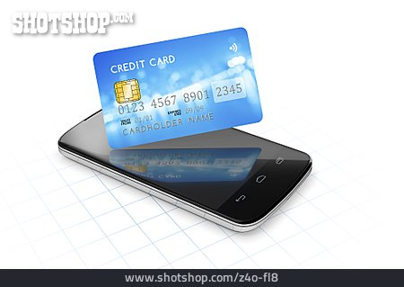 
                Kreditkarte, Online, Smartphone                   