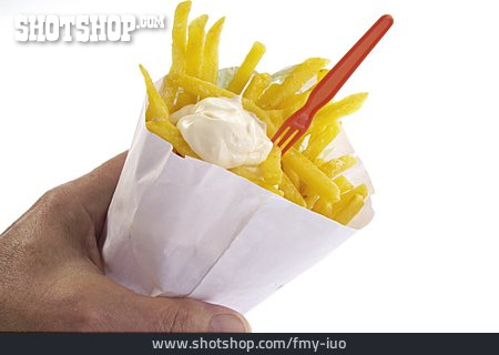 
                Pommes Frites, Mayonnaise, Schnellimbiss                   