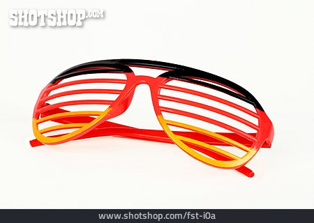 
                Fan-brille, Spaßbrille                   