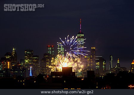 
                Feuerwerk, New York, Independence Day                   