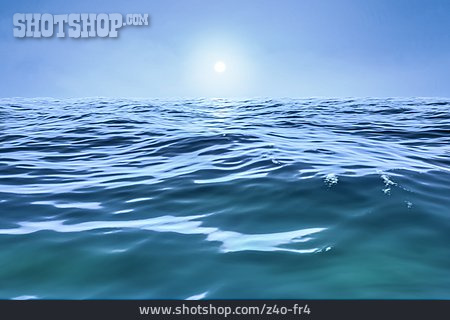 
                Sonnenlicht, Meer, Wellen                   