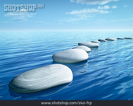 
                Balance, Meditation, Gleichgewicht, Herausforderung, Stepping Stone                   