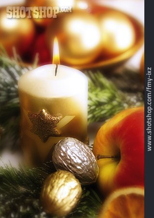 
                Kerzenlicht, Festlich, Adventszeit                   