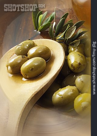 
                Antipasti, Grüne Oliven                   
