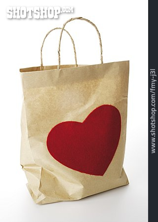 
                Valentine's Day, Shopping Bag, Gift Bag                   