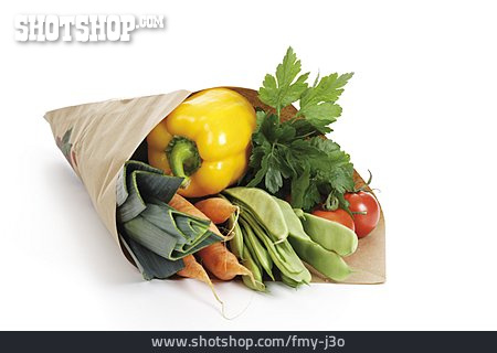 
                Gesunde Ernährung, Gemüse, Gemüseeinkauf                   