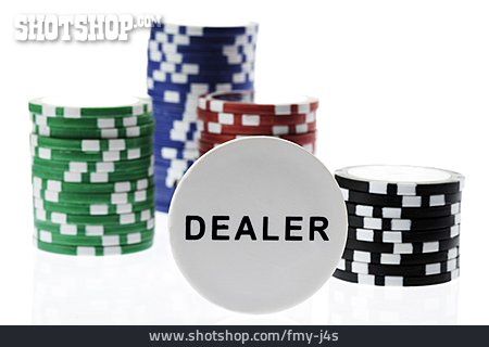 
                Poker, Dealer, Spieleinsatz                   