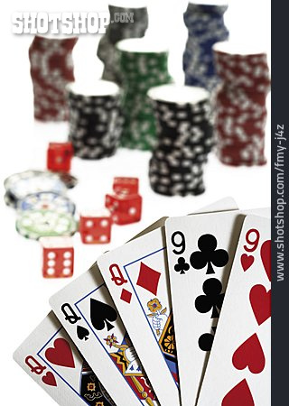 
                Kartenspiel, Kartenblatt, Spieleinsatz, Full House                   