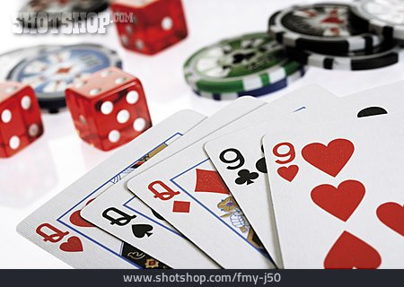 
                Poker, Glücksspiel, Hand, Kartenblatt, Full House                   