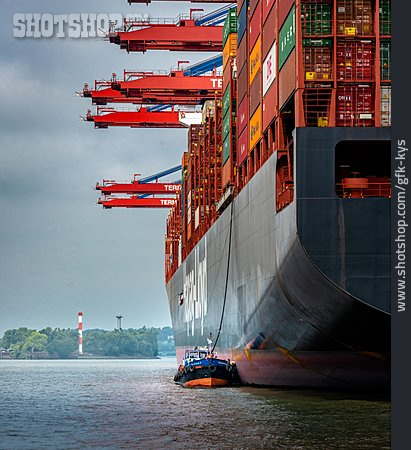 
                Hamburg, Containerschiff                   