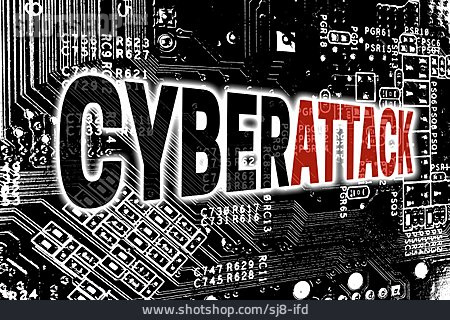 
                Cyberkriminalität, Cyberattack                   