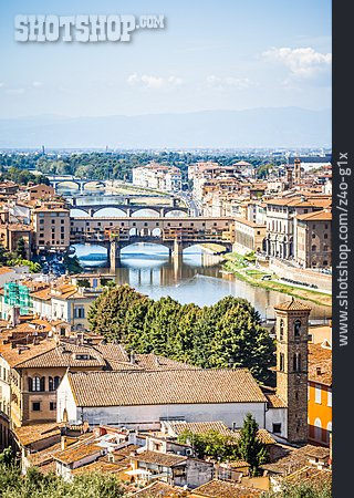 
                Florenz, Ponte Vecchio, Arno                   