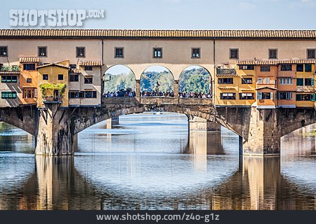 
                Ponte Vecchio, Segmentbogenbrücke                   