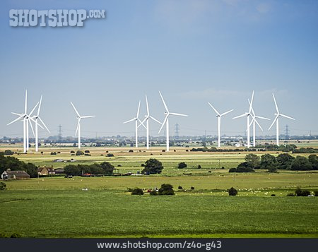 
                Windenergie, Windpark, Regenerative Energie                   