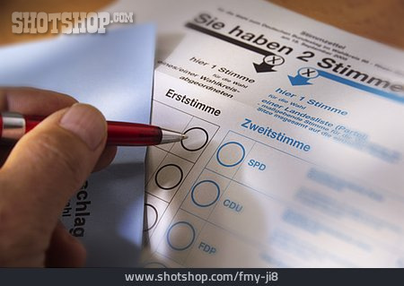 
                Wählen, Demokratie, Briefwahl, Stimmrecht                   