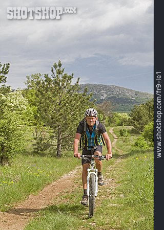 
                Radfahrer, Mountainbiken, Radwanderung                   