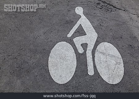 
                Piktogramm, Fahrradweg                   