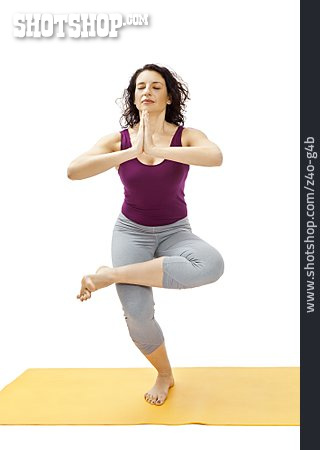 
                Balance, Yoga, Auf Einem Bein                   