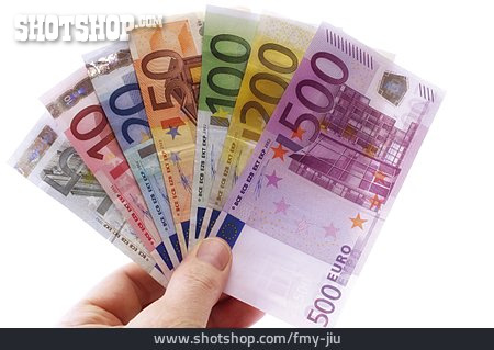 
                Euroschein, Geldfächer                   