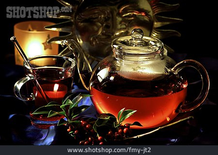 
                Stimmungsvoll, Kerzenschein, Adventszeit, Teezeit                   