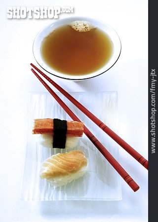 
                Grüner Tee, Sushi, Japanische Küche                   