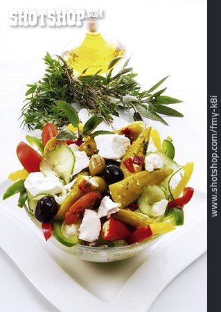
                Griechischer Salat, Vorspeise, Vegetarisch                   
