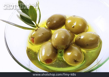
                Gefüllte Oliven, Grüne Olive                   