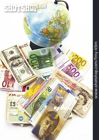 
                International, Geldschein, Währung                   