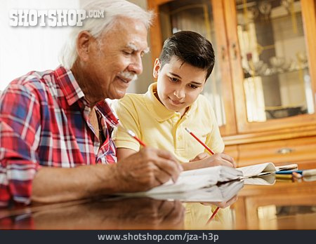 
                Grandson, Homework, Coaching                   